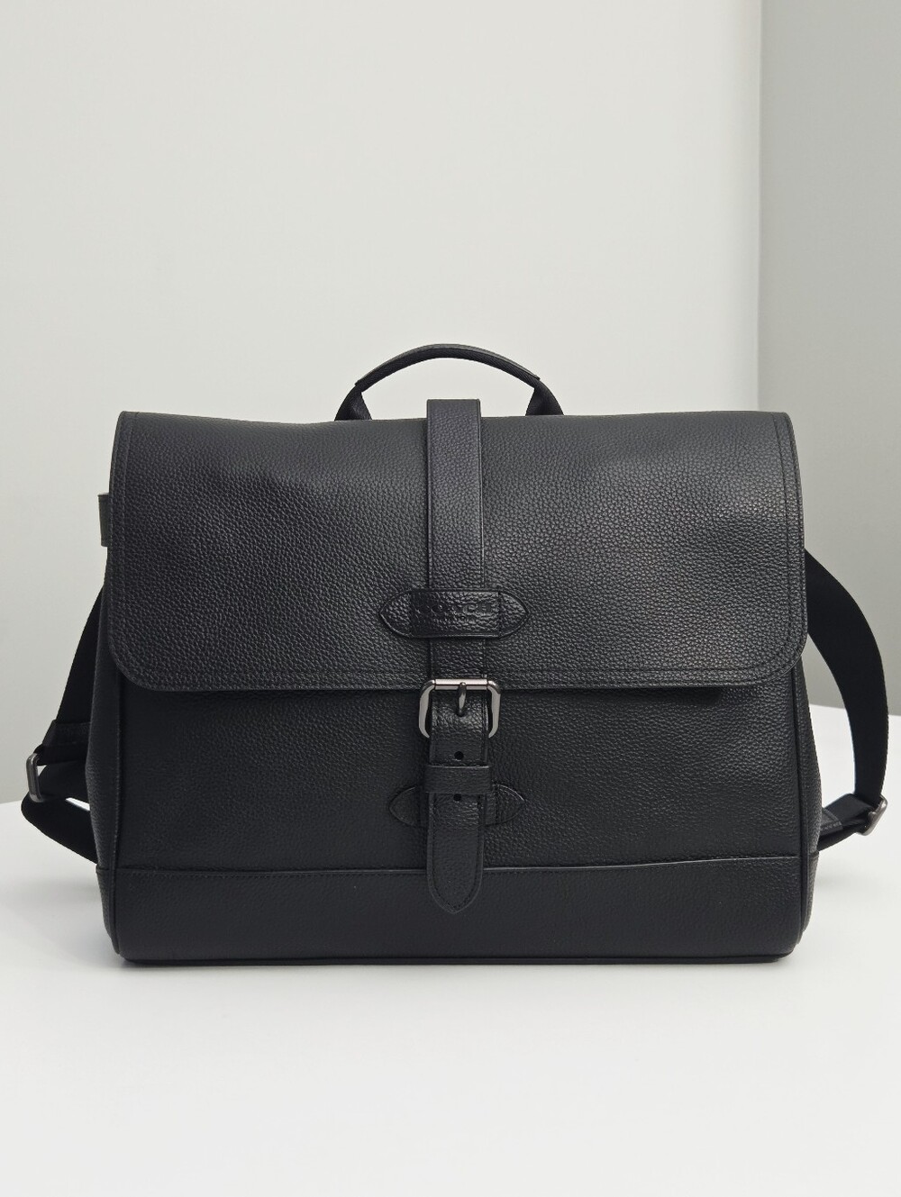 NWT COACH HUDSON SMALL MESSENGER BAG - BLACK